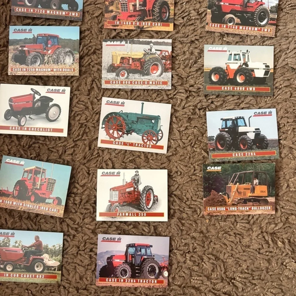 Ertl Harvest Heritage Trading Cards Case Corp Tractor Farming Agriculture